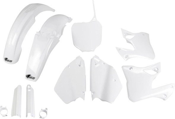 Ufo - YAKIT300F@046 - Body Kit - White - Yamaha - YZ '00-'01