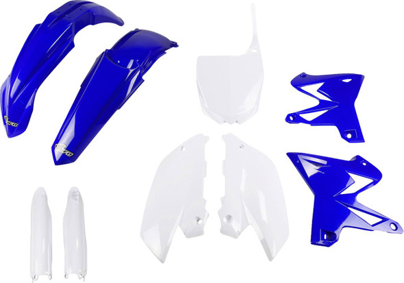 Ufo - YAKIT312F@999 - Body Kit - OEM Blue/White - Yamaha - YZ '08-'14