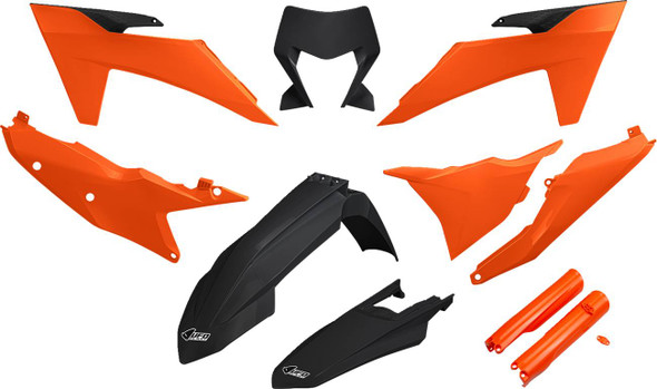 Ufo - KTKIT530F@333 - Body Kit - Orange/Black - KTM - EX '24-'25
