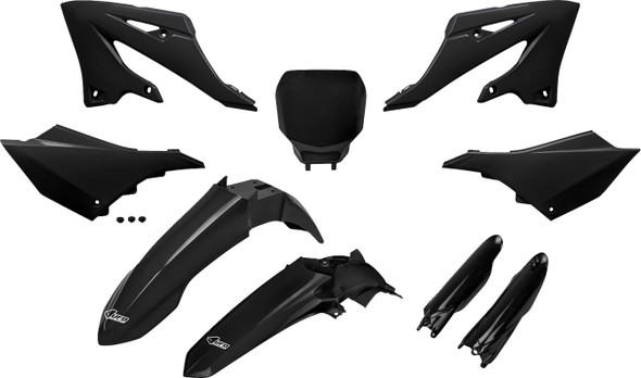 Ufo - YAKIT335F@001 - Restyle Body Kit - Black - YZ 125/250
