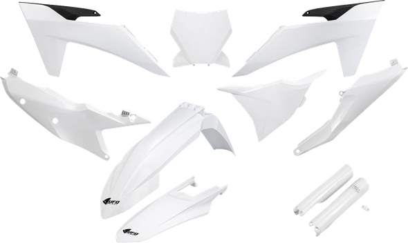 Ufo - KTKIT529F@042 - Body Kit - White - KTM - SX '23-'24