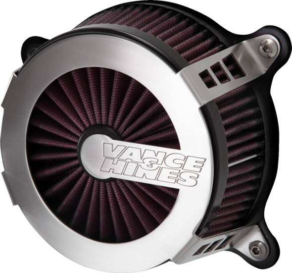 Vance & Hines - 70365 - VO2 Cage Fighter Air Intake Kit - Brushed
