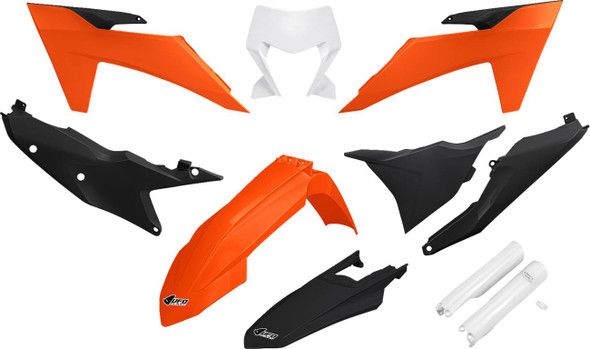 Ufo - KTKIT530F@111 - Body Kit - Orange/Black - KTM - EX '24-'25