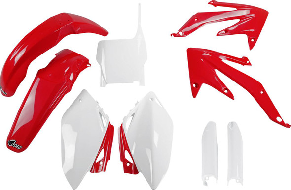 Ufo - HOKIT110F@999 - Body Kit - OEM Red/White - Honda - CRF '07