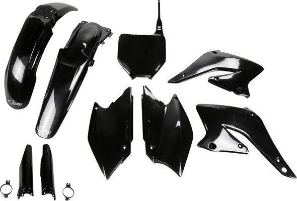 Ufo - SUKIT403F@001 - Body Kit - Black - Suzuki - RMZ '04-'06