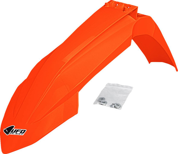 Ufo - KT05009#FFLU - Front Fender - Fluorescent Orange - KTM - EX/SX