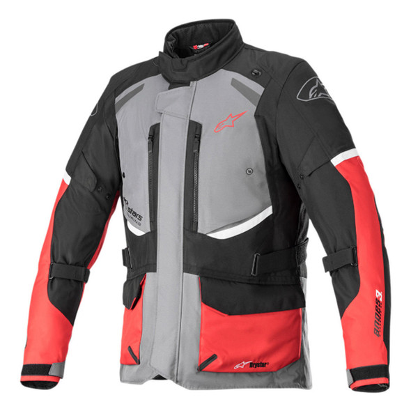Alpinestars - Andes Drystar® v3 Jacket - Gray/Black/Red Alpinestars - Andes Drystar® v3 Jacket - Gray/Black/Red