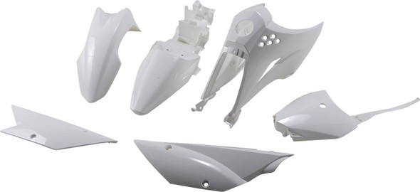 Ufo - KA37003-047 - Replacement Body Kit - White - Kawasaki - KLX '10-'25