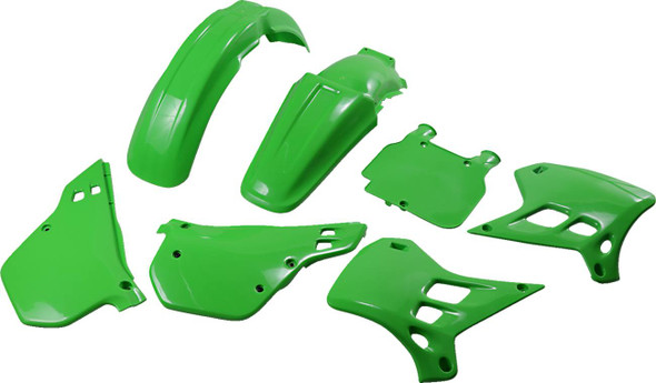 Ufo - KAKIT188-999A - Replacement Body Kit - '91 OEM Green - Kawasaki - KX '90-'91