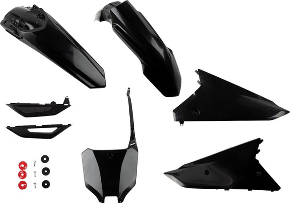 Ufo - HOKIT125-001 - Replacement Body Kit - Black - Honda - CRF '21-'24