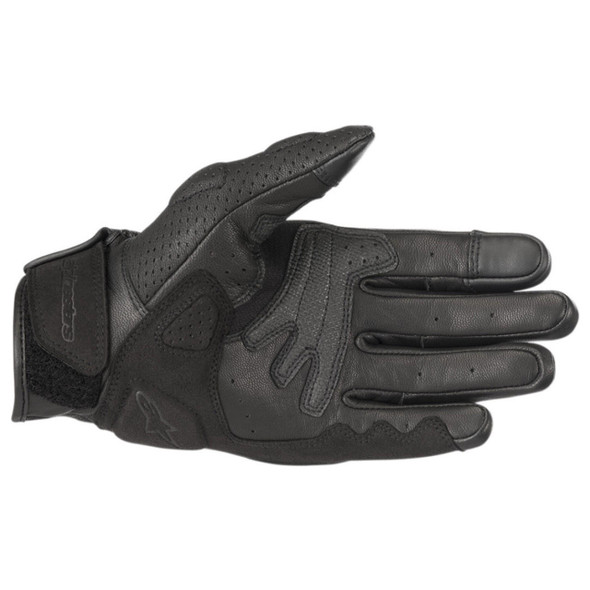  Alpinestars - Mustang Leather Gloves v2 - Black/Black 