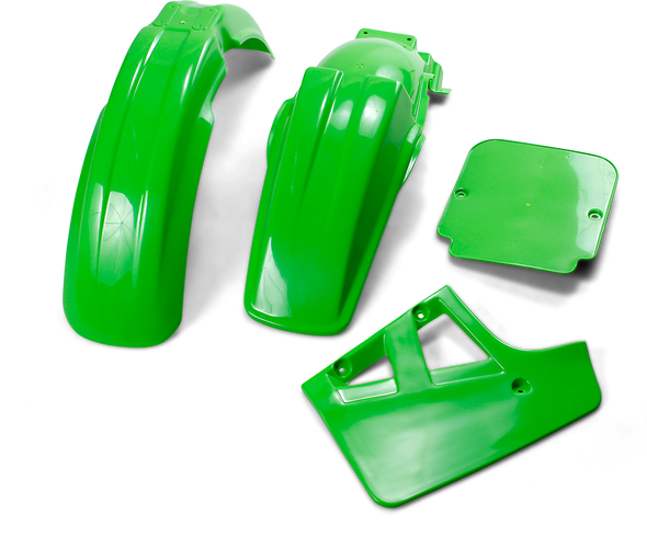 Ufo - KAKIT198-026 - Replacement Body Kit - OEM Green - Kawasaki - KX '88