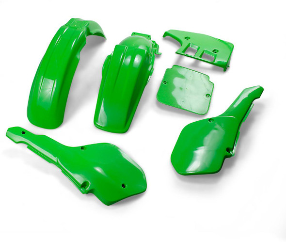 Ufo - KAKIT199-026 - Replacement Body Kit - OEM Green - Kawasaki - KX '87