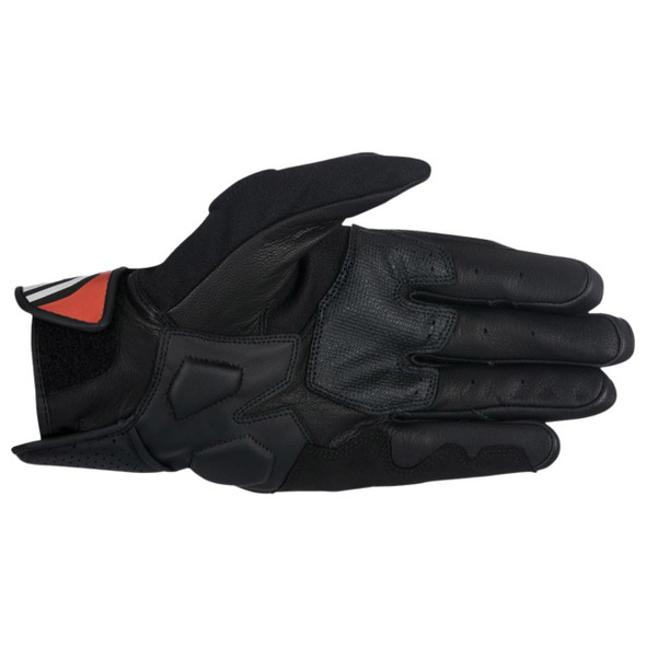  Alpinestars - Booster Leather Gloves - Black/Red 
