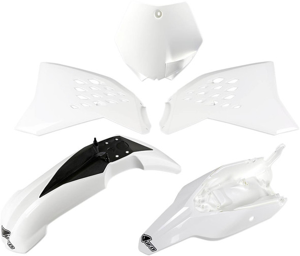Ufo - KTKIT525-047 - Replacement Body Kit - White/Black - KTM - SX '12-'15