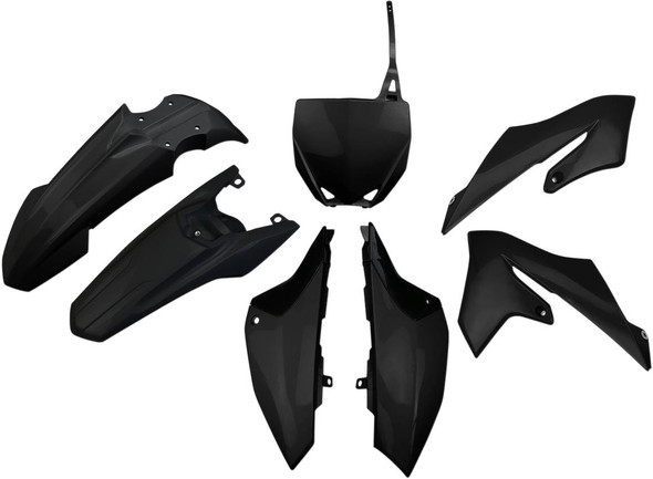 Ufo - YAKIT322-001 - Replacement Body Kit - Black - Yamaha - YZ '19-'26