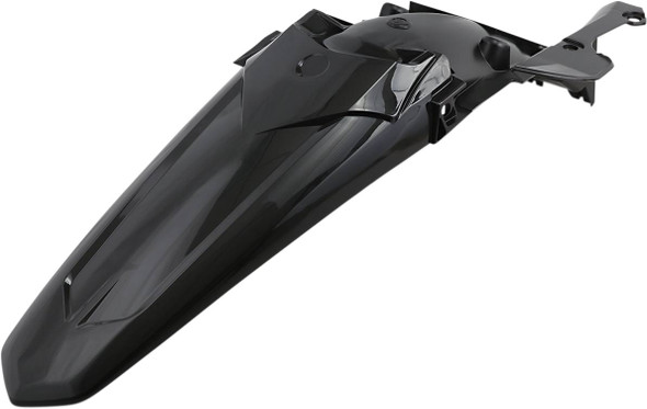 Ufo - YA04857-001 - MX Rear Fender - Black - Yamaha - YZ '18-'23