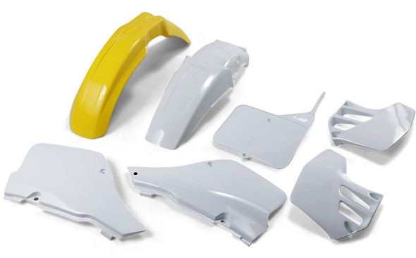 Ufo - SUKIT397-999 - Replacement Body Kit - OEM Yellow/White - Suzuki - RM '92