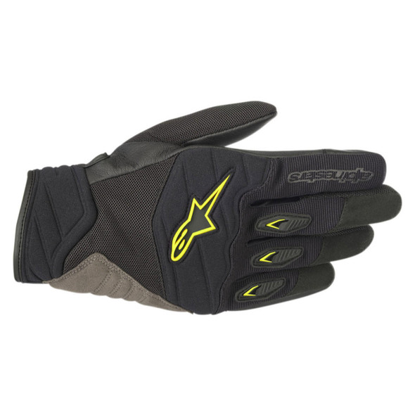  Alpinestars - Shore Gloves - Black/Fluo Yellow 