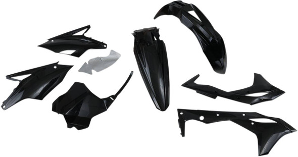 Ufo - KAKIT225-001 - Replacement Body Kit - Black - Kawasaki - KX '18-'20