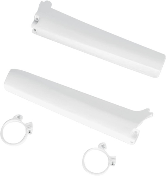 Ufo - SU02943041 - Fork Tube Protectors - White - RM - '92-'93