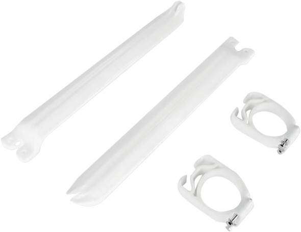 Ufo - KA02739280 - Fork Tube Protectors - White - KX - '91-'93