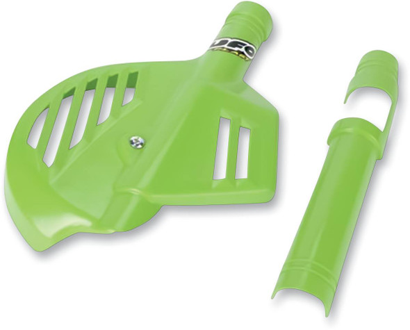 Ufo - KA02796026 - Front Disc Cover - '95-'00 KX Green - Kawasaki - KDX 200
