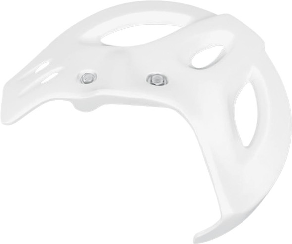 Ufo - SU02949041 - Front Disc Cover - White - Suzuki - RM 125/250