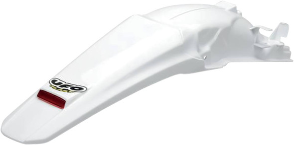 Ufo - HO03646-041 - Enduro Rear Fender - With LED Light - White
