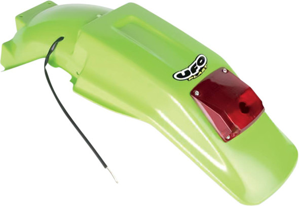 Ufo - KA02715026 - Enduro Rear Fender - With Light - Green