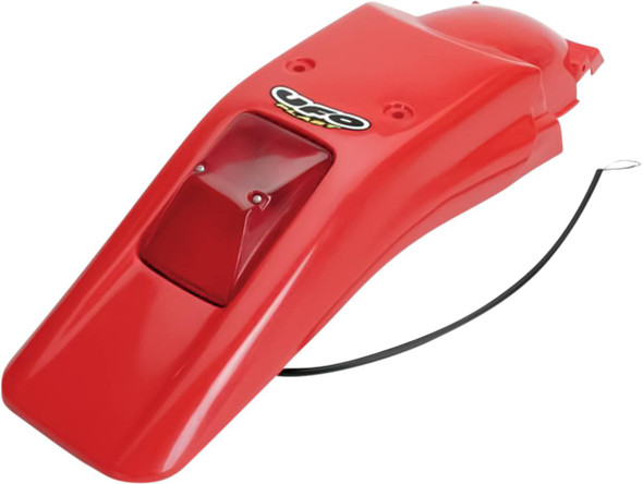 Ufo - HO03611069 - Enduro Rear Fender with 21/5W Light - OEM XR Red