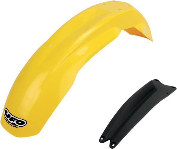 Ufo - HU03312-103 - Front Fender - Yellow/Black - Husqvarna - CR/WR