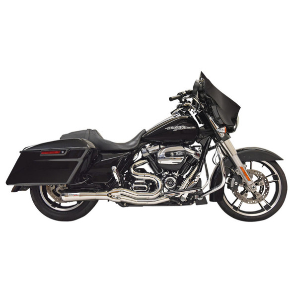 Bassani Exhaust Bassani Road Rage II 2 into 1 Mid Length Exhaust fits '17-Up FLH, FLT Models 