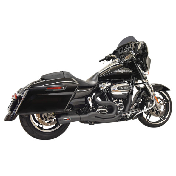 Bassani Exhaust Bassani Road Rage II 2 into 1 Mid Length Exhaust fits '17-Up FLH, FLT Models 