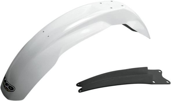 Ufo - HU03312-041 - Front Fender - White/Black - Husqvarna - CR/WR