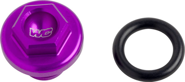 Works Connection - 24-P079 - Oil Fill Plug - Purple - Honda