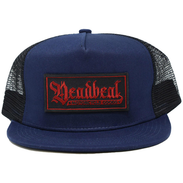 Deadbeat Customs - OE Snapback Hat - Navy & Black
