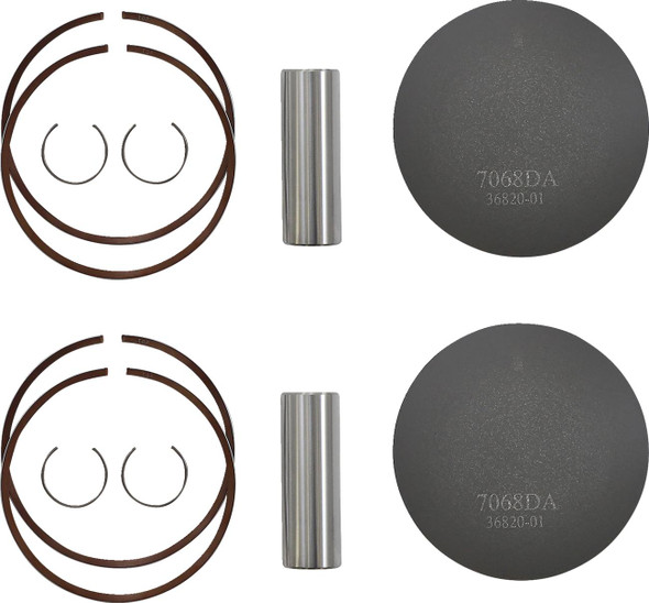 Wossner - K7068DA-2 - Piston Kit - 81.84 mm - Ski Doo