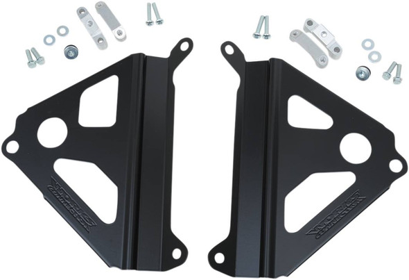 Works Connection - 18-B280 - Radiator Brace Set - Black - Yamaha