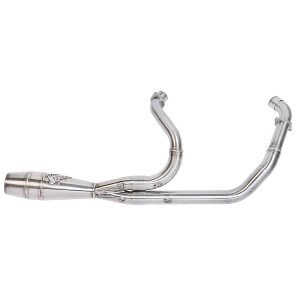 Sawicki - Brushed Stainless Steel Shorty Cannon fits '14 & Up Indian Chieftain Models