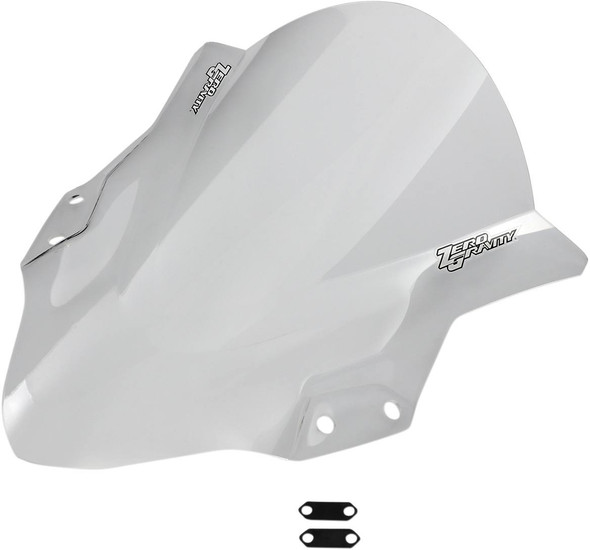 Zero Gravity - 16-283-01 - Double Bubble Windscreen - Clear - Ninja 400