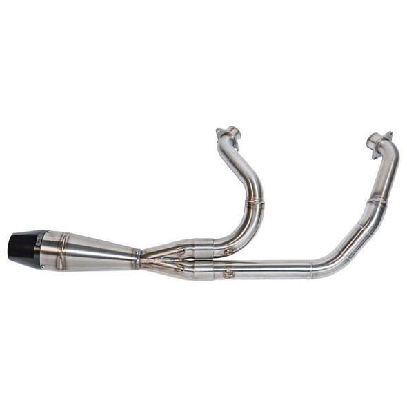 Sawicki - Brushed Stainless Steel Shorty Exhaust fits '99 & Up Indian Chief Models