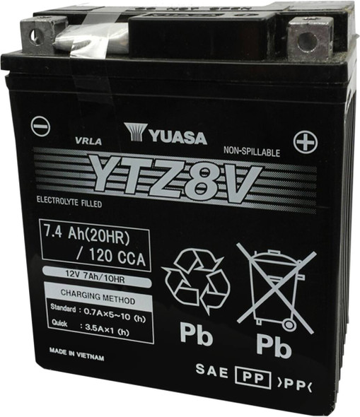 Yuasa - YUAM728ZV - AGM Battery - YTZ8V