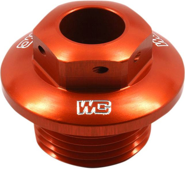 Works Connection - 24-380 - Steering Stem Nut - Orange - KTM