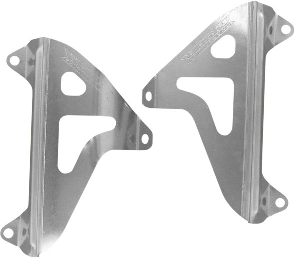Works Connection - 18-074 - Radiator Brace Set - Silver - Yamaha