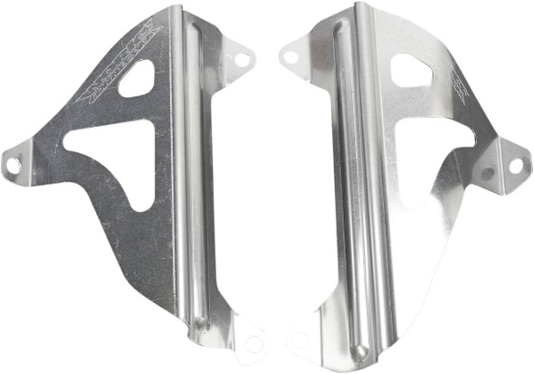 Works Connection - 18-072 - Radiator Brace Set - Silver - Yamaha