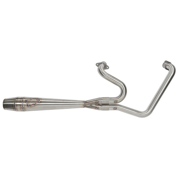 Sawicki - Brushed Stainless Steel 2-In-1 Mid-Length Cannon fits '20 & Up Indian Challenger Models