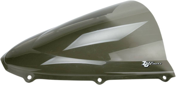 Zero Gravity - 16-246M-02 - Double Bubble Windscreen - Smoke - ZX6R/RR