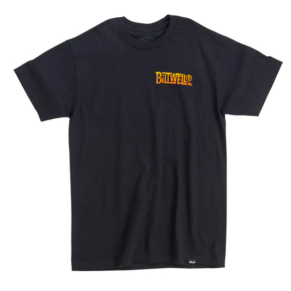 Buckle Black Burnout T-Shirt - Men's T-Shirts in Toreador Gargoyle
