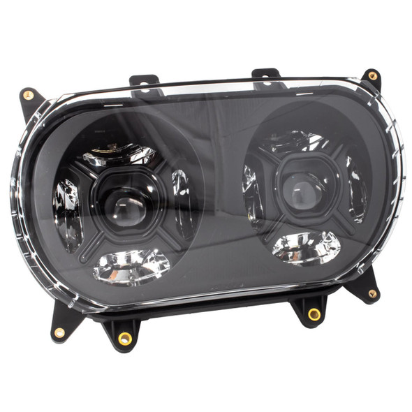 Letric Lighting Co. Lectric Lighting Co. - Double-Barrel™ LED Headlight W/ Turn Signals fits '15 & Up Road Glide Models  